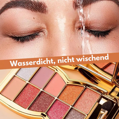 10-Kleurige Glitteroogschaduw Palet – Hoogglans Shimmer Poeder Make-up voor Glamoureuze Oogmake-up – Intense Pigmentatie