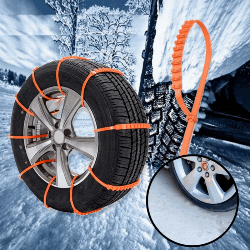 Anti-Slip Sneeuwkettingen voor Auto's 6,5–10,5 Inch Banden SUV Bestelauto Veilig Grip Winter