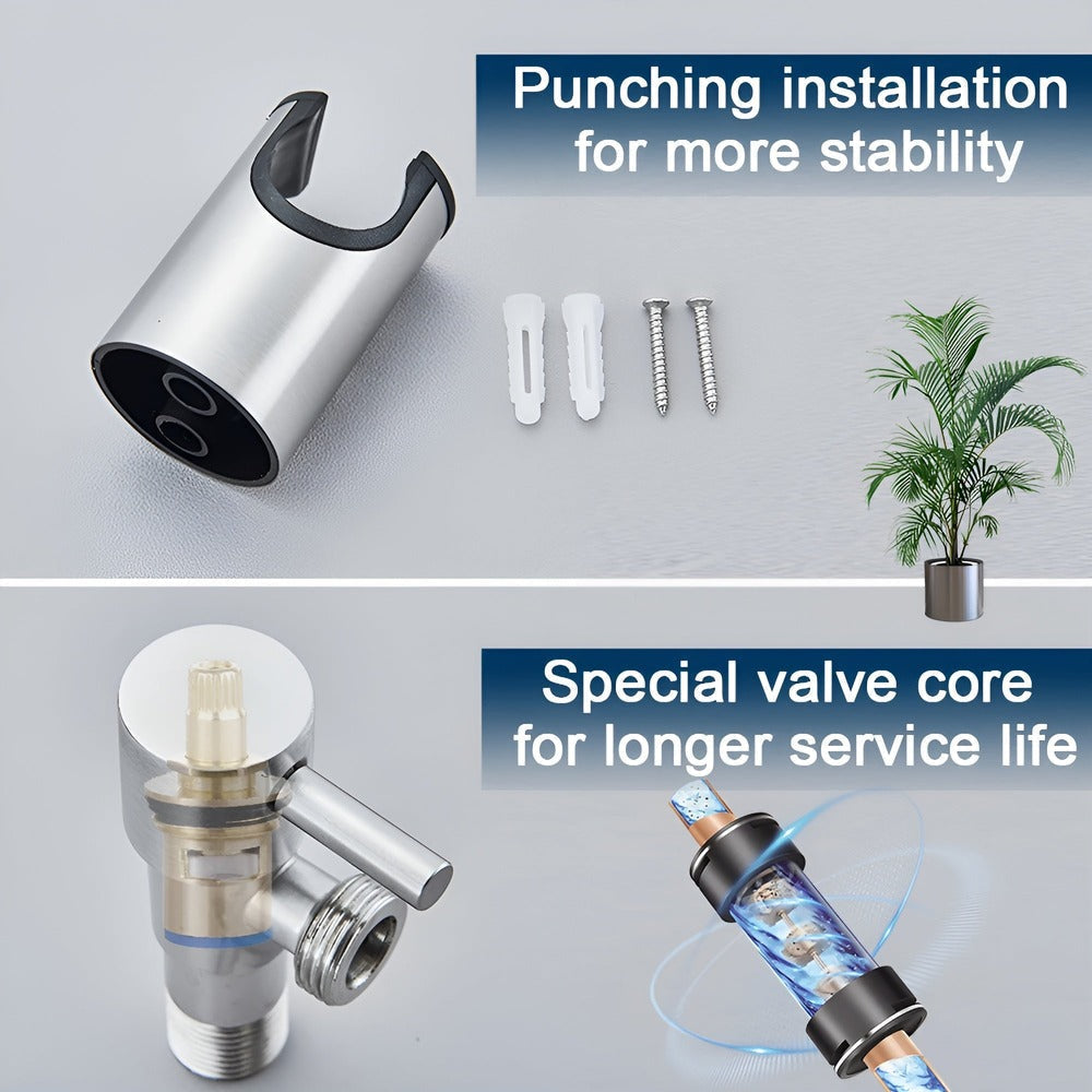 Bidet Douche Set RVS 304 Wandmontage Toilet Hygiëne Spray