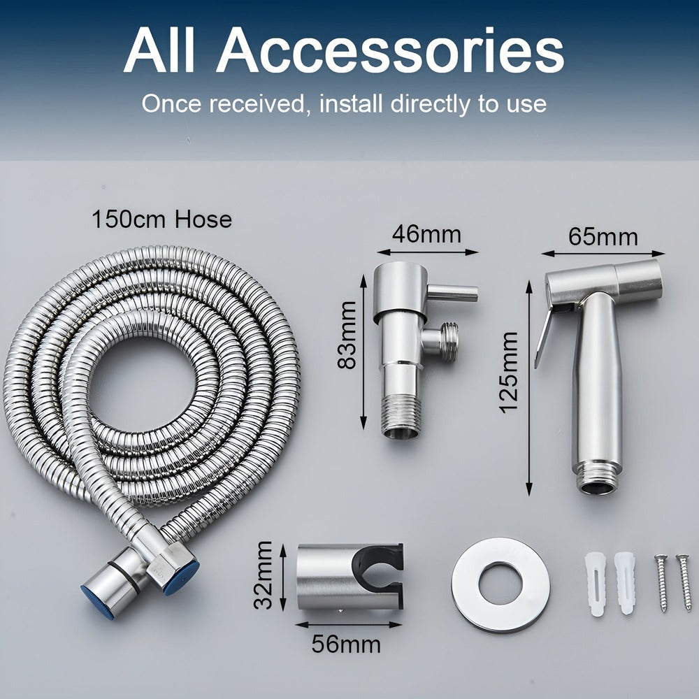 Bidet Douche Set RVS 304 Wandmontage Toilet Hygiëne Spray