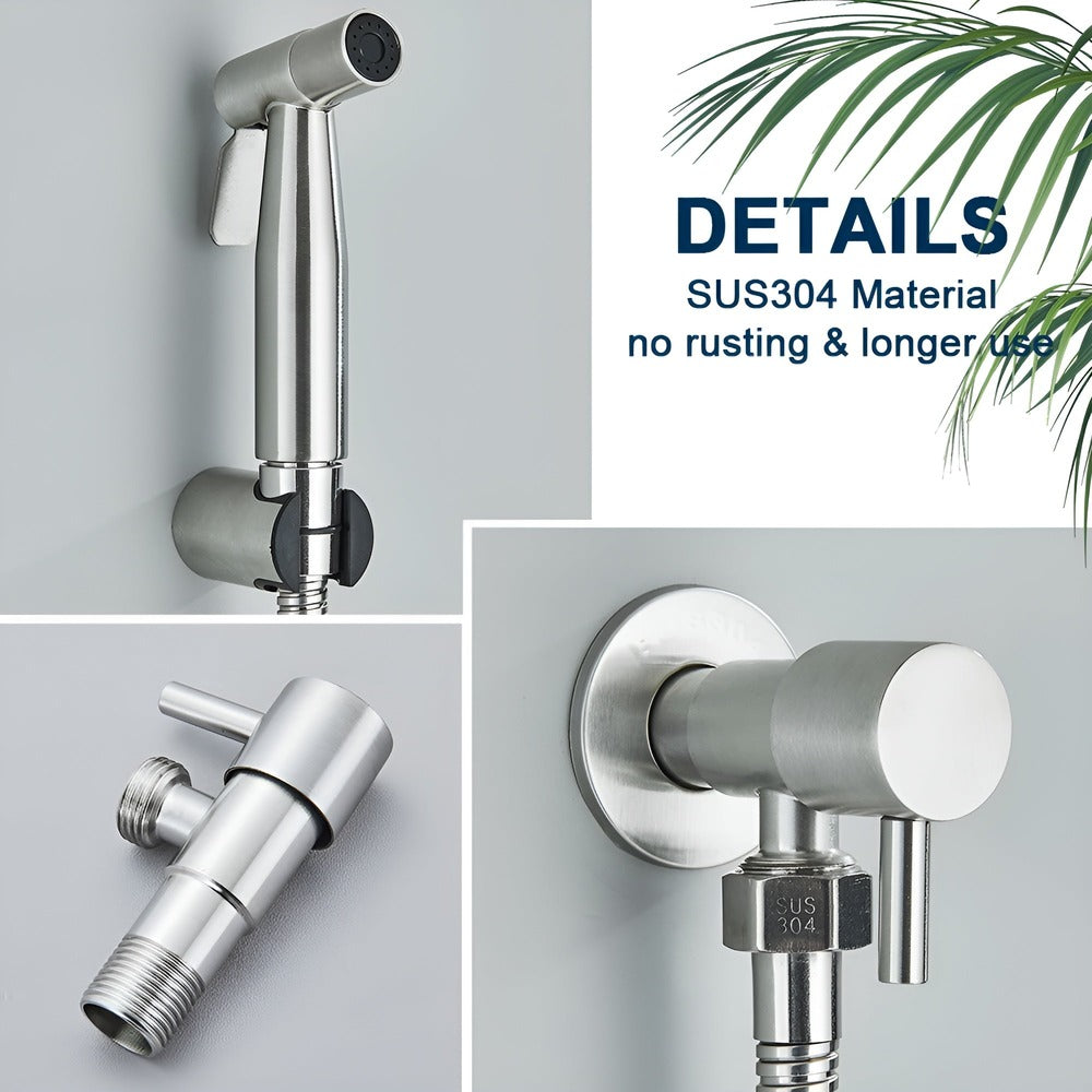 Bidet Douche Set RVS 304 Wandmontage Toilet Hygiëne Spray
