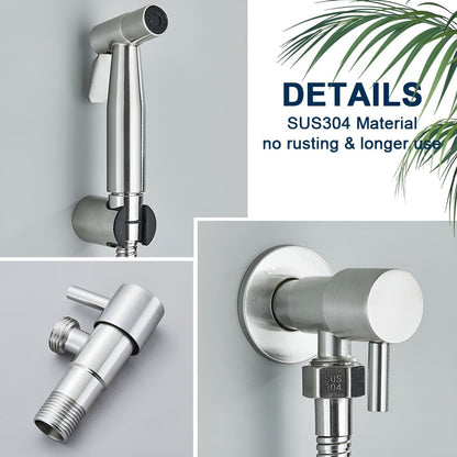 Bidet Douche Set RVS 304 Wandmontage Toilet Hygiëne Spray