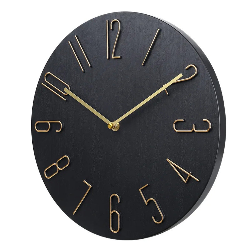 Ronde Wandklok Plastic 20cm Stil Uurwerk Woonkamer Kantoor Minimalistisch Design Geruisloze Klok Slaapkamer