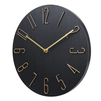 Ronde Wandklok Plastic 20cm Stil Uurwerk Woonkamer Kantoor Minimalistisch Design Geruisloze Klok Slaapkamer