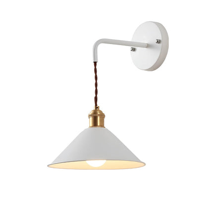 Wandlamp Retro Vintage Metaal Kegelvorm 22cm Industrieel Design