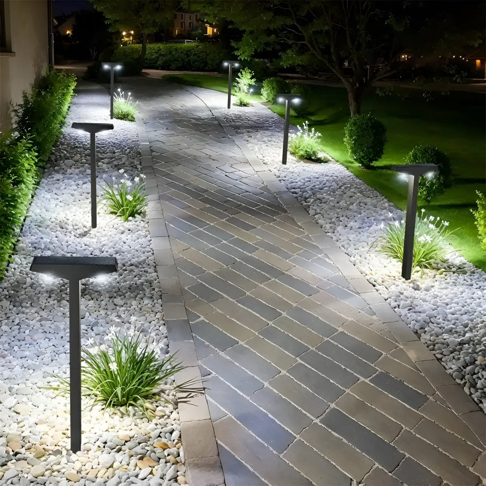 Zonne Lamp Buiten 4 Stuks Waterdicht IP65 Tuinpad Terras 60cm