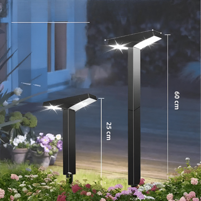 Zonne Lamp Buiten 4 Stuks Waterdicht IP65 Tuinpad Terras 60cm