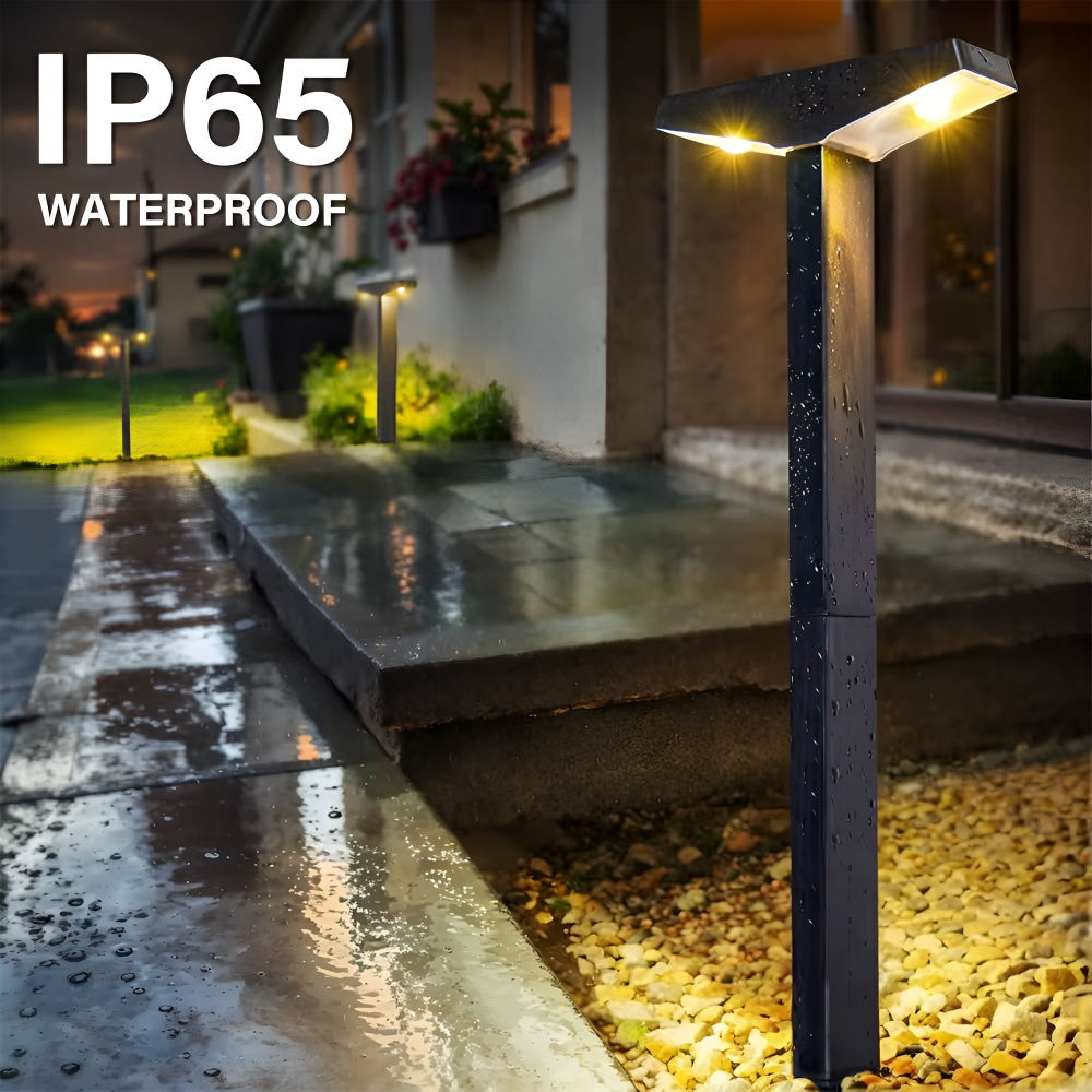 Zonne Lamp Buiten 4 Stuks Waterdicht IP65 Tuinpad Terras 60cm