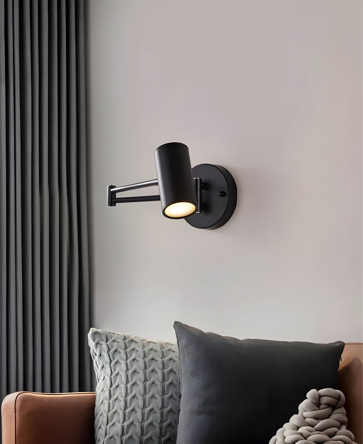 Wandlamp Verstelbare Arm LED Metaal Goud Zwart Slaapkamer Leeslamp Draaibaar Flexibel Bedlamp Woonkamer