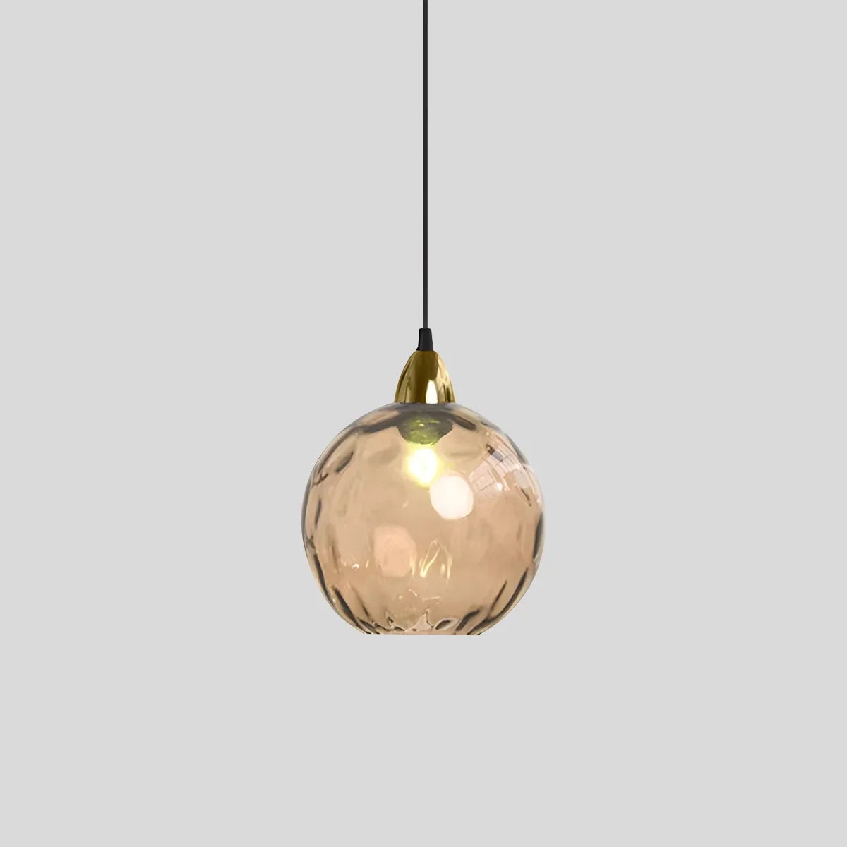 Hanglamp Glas E26 20 cm Grijs Eettafel Woonkamer Slaapkamer Rookglas Bollamp Pendellamp Sfeerverlichting