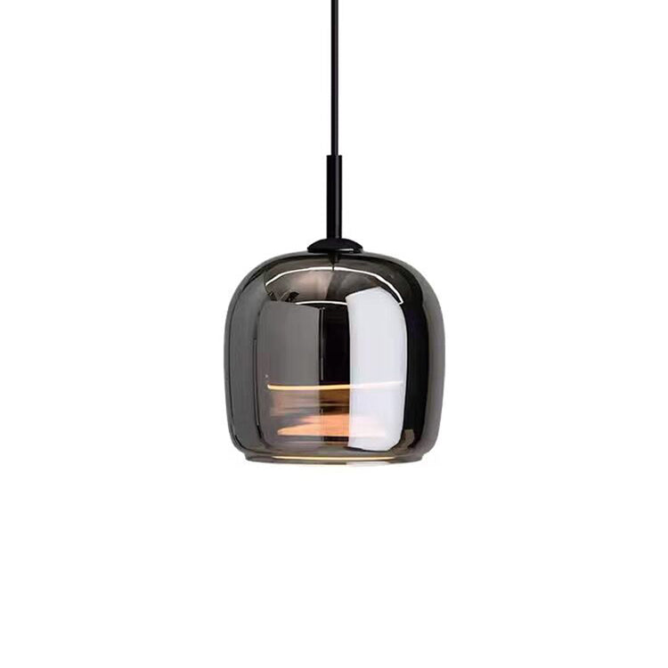 Hanglamp van Glas Zwart Modern Design