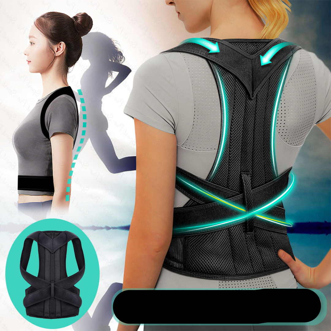 Ergonomische Houdingscorrector voor Schouders en Rug - Verstelbaar en Ademend - Unisex Postuurbrace
