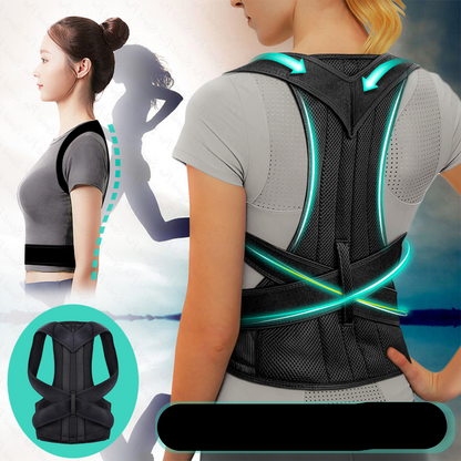 Ergonomische Houdingscorrector voor Schouders en Rug - Verstelbaar en Ademend - Unisex Postuurbrace
