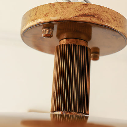Design Plafondlamp van Glas en Metaal met Geïntegreerde LED – Moderne Ronde Plafondverlichting in Goud, Wit of Nikkel 50 cm