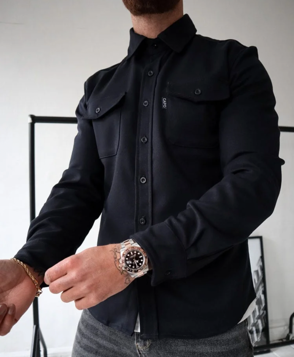 Ostero Shirt Moderne Fit Veelzijdige Stijl