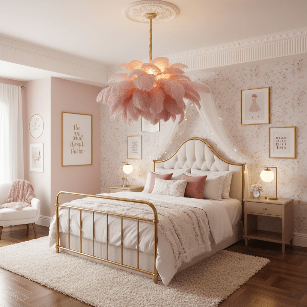 Veren Kroonluchter 56 Handgekleurde Pluimen Messing Fitting Goud Zilver Hollywood Glamour Statement Verlichting