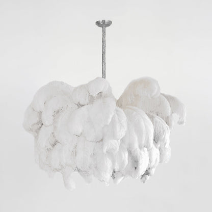 Veren Kroonluchter 56 Handgekleurde Pluimen Messing Fitting Goud Zilver Hollywood Glamour Statement Verlichting