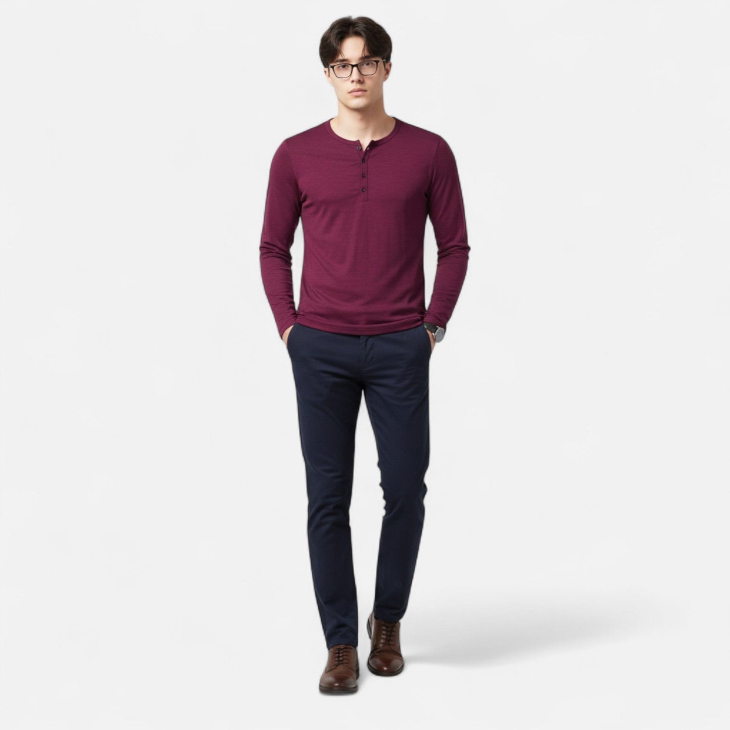 Oude Wereld | Overhemden Heren – Slim-Fit, Ademend & Elegant 1