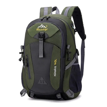 Waterdichte Outdoor Rugzak 40L Zwart Groen Blauw Wandelen Camping Trekking