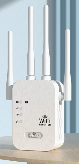 WiFi Versterker Buiten Weerbestendig Dual-Band 1200Mbps Signaalversterker Tuin Patio Garage Range Extender