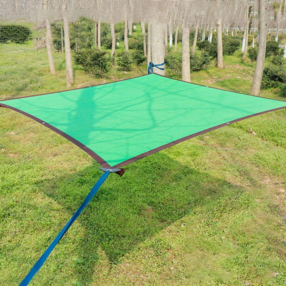 Schaduwdoek HDPE voor buiten met UV-werende structuur – rechthoekig zonwerende doek voor tuin terras balkon