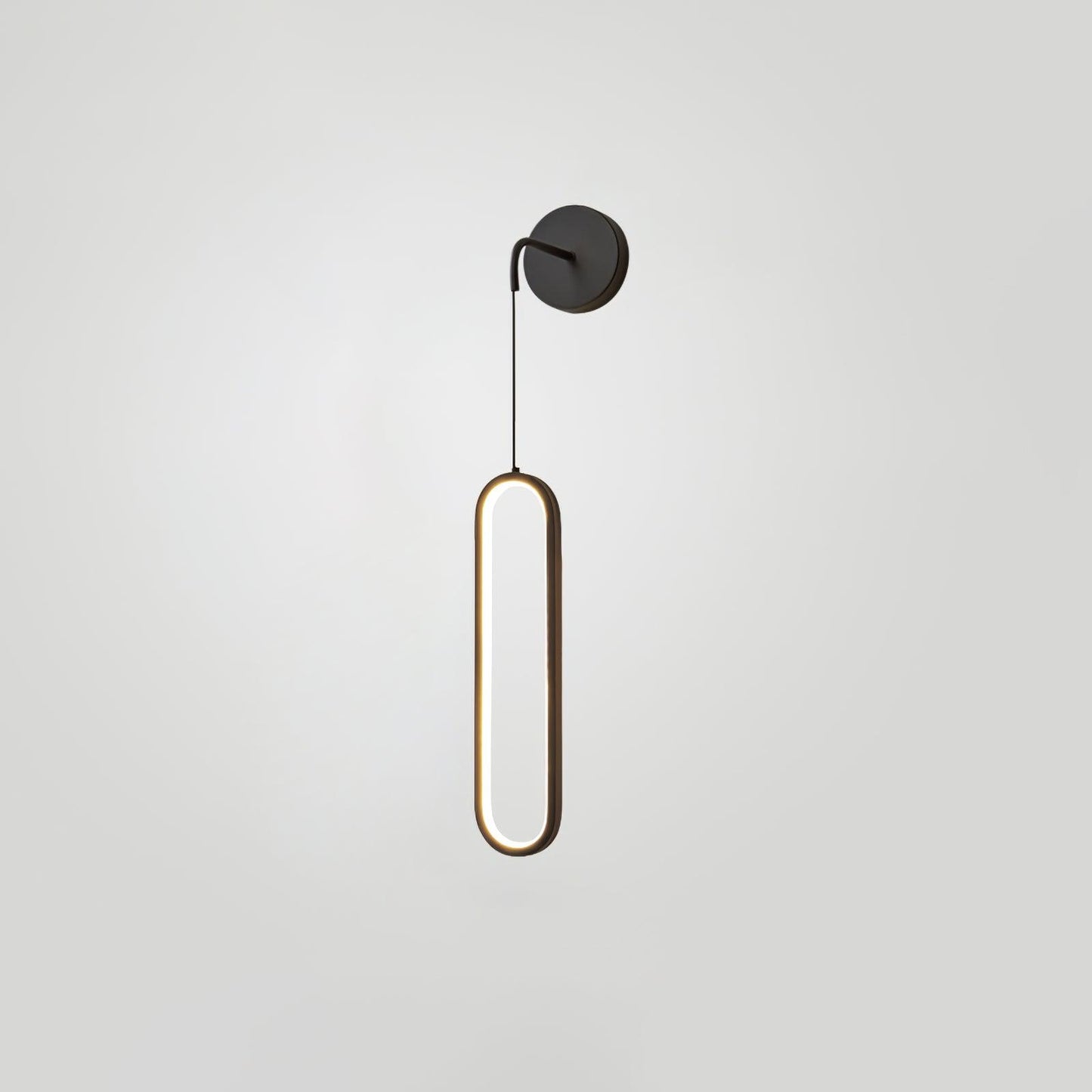 Hangende Wandlamp LED Messing Acryl 68cm Dimbaar Woonkamer Slaapkamer Gang Modern