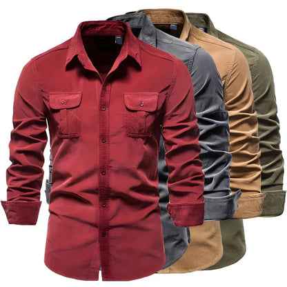 Overhemd Heren | Button-down sluiting & Verzorgde look in seconden