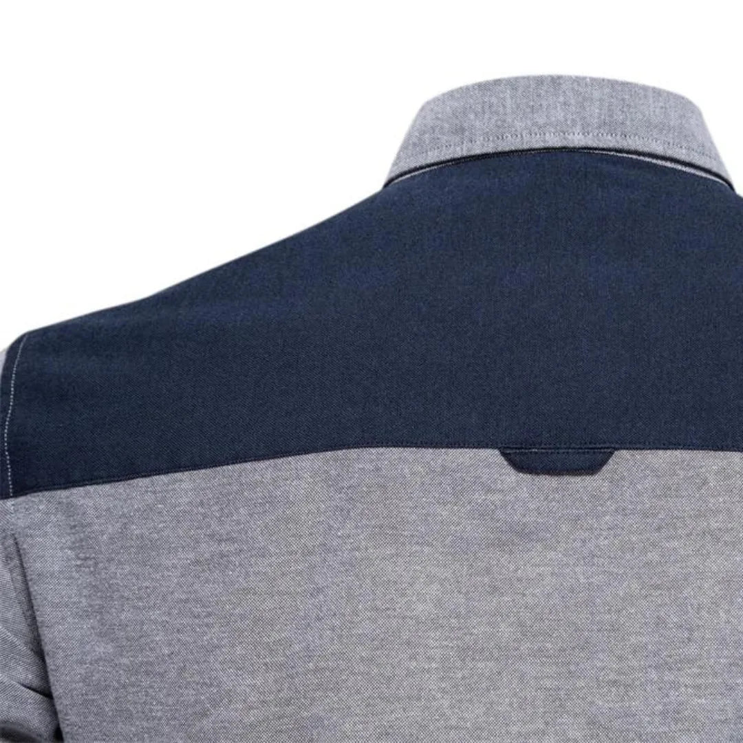 Overhemd met button-down kraag en borstzak