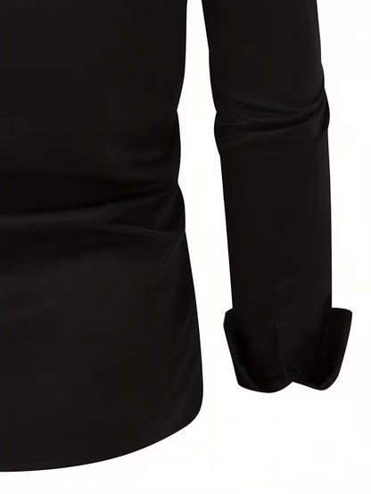Overhemd met geometrisch patroon en slim fit