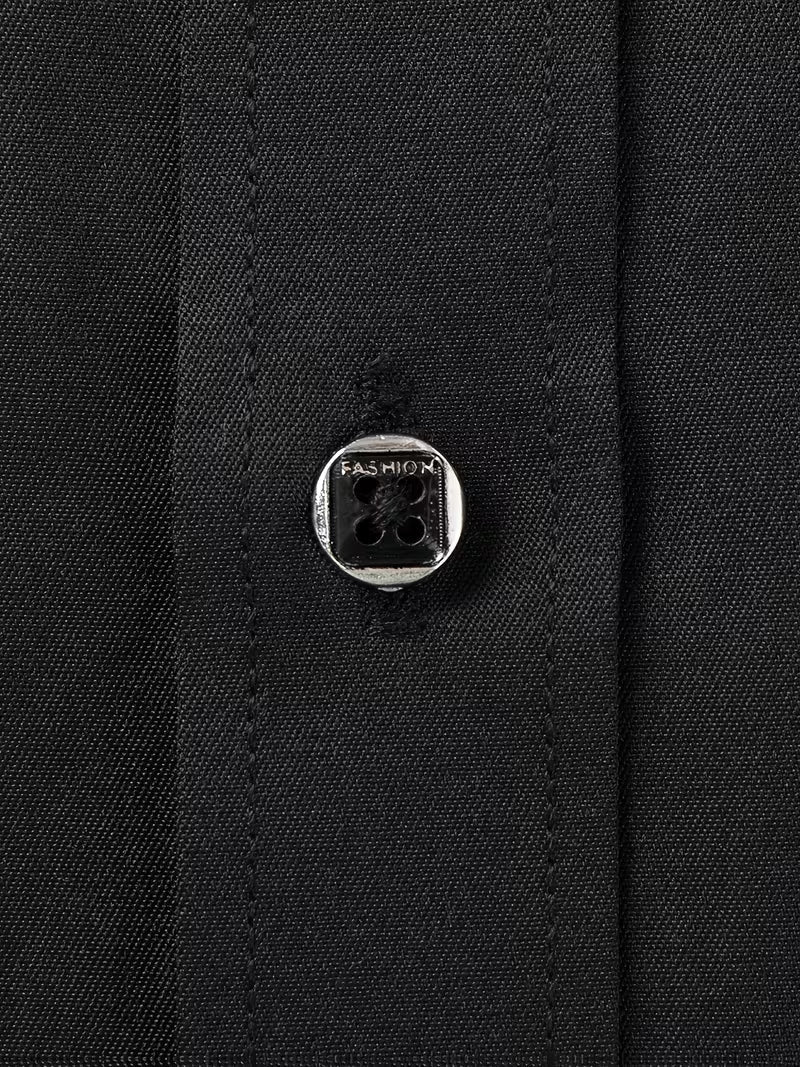 Overhemd met geometrisch patroon en slim fit