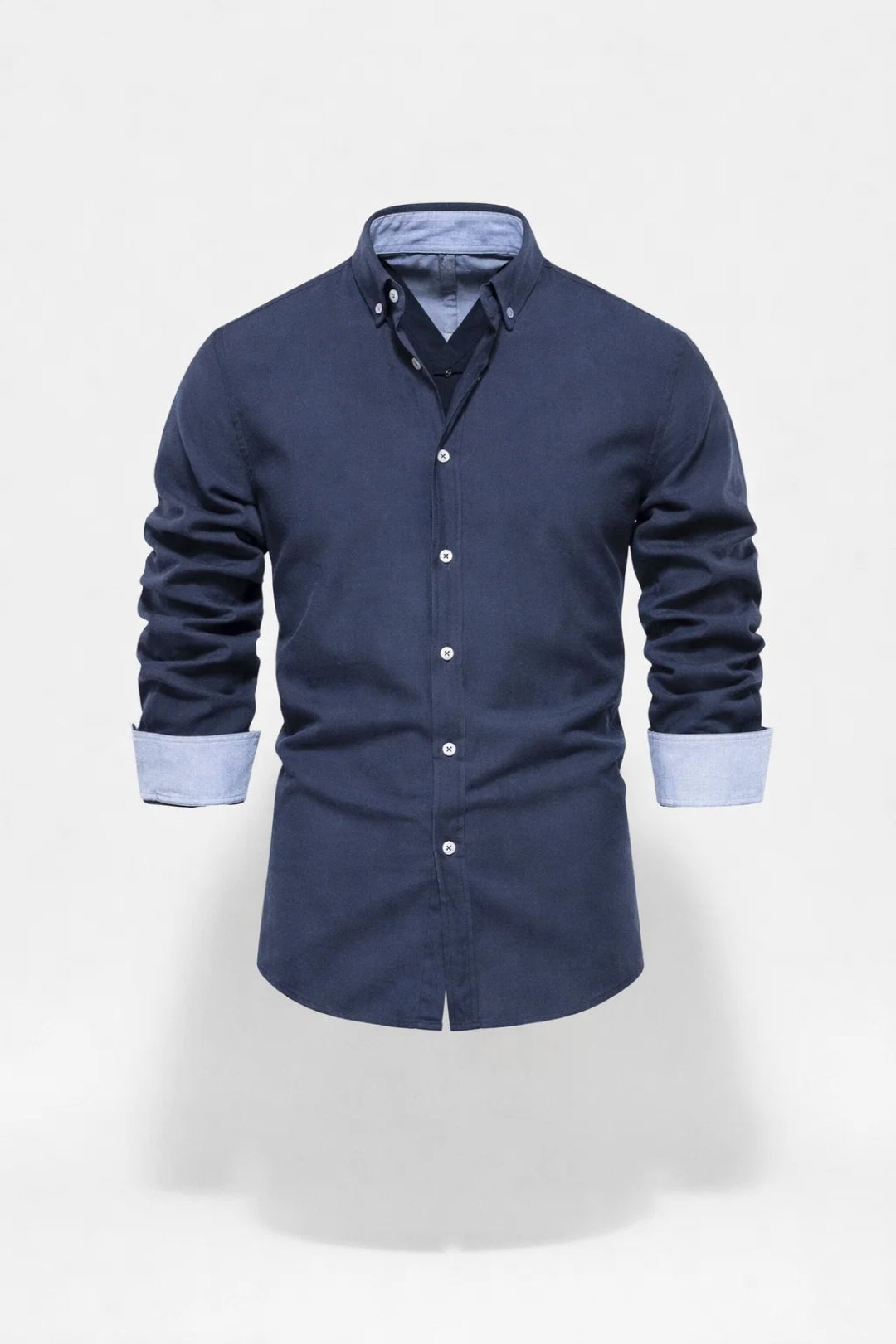 Heren Overhemd Lange Mouw Casual Comfortabel