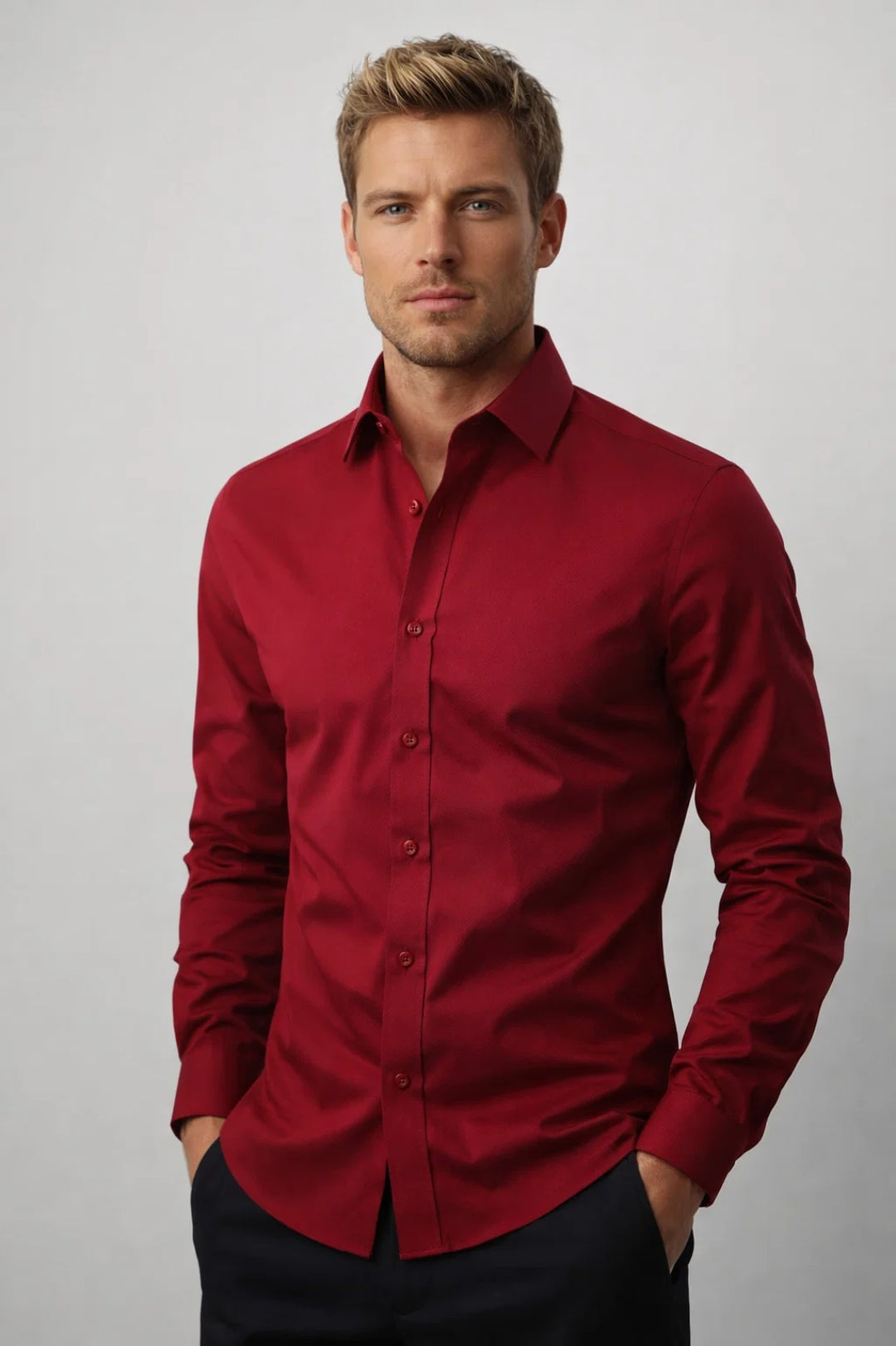 Heren Overhemd Elegant Comfortabel voor Lente