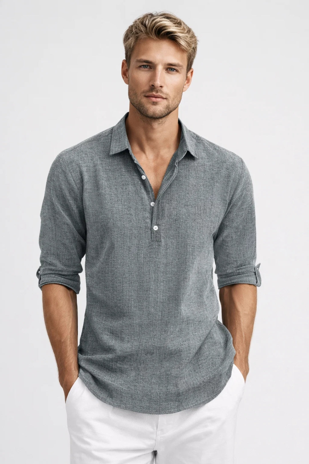 Heren Overhemd Lente Comfortabel Modern Design - StudioMarella