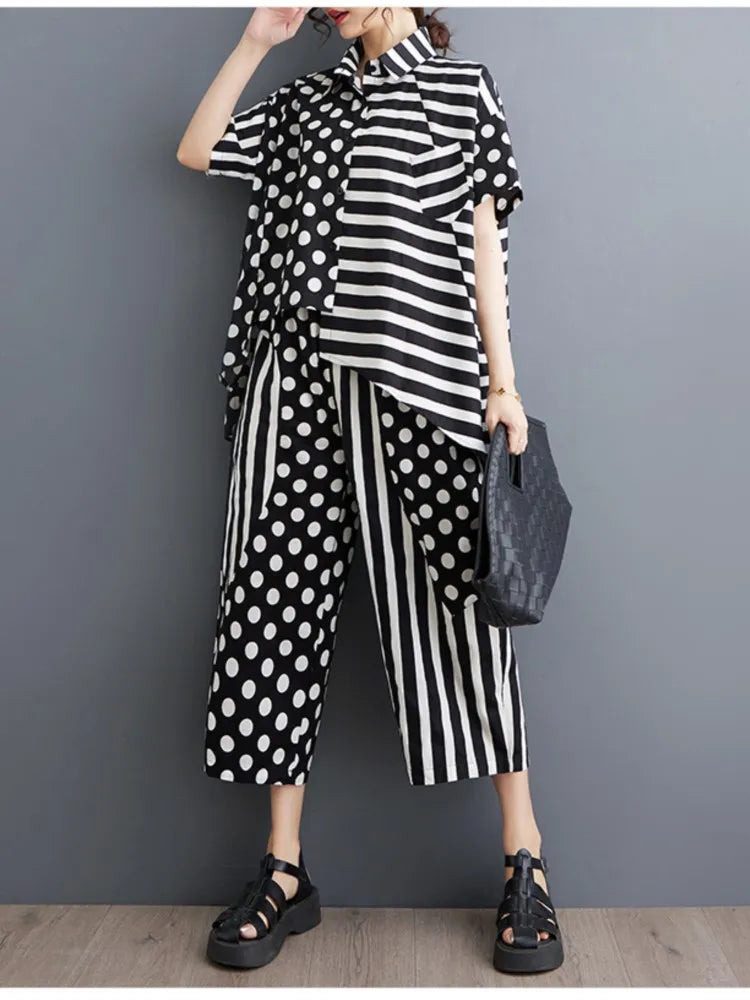 Zomerse Vrouwelijke Kleding Set Mode