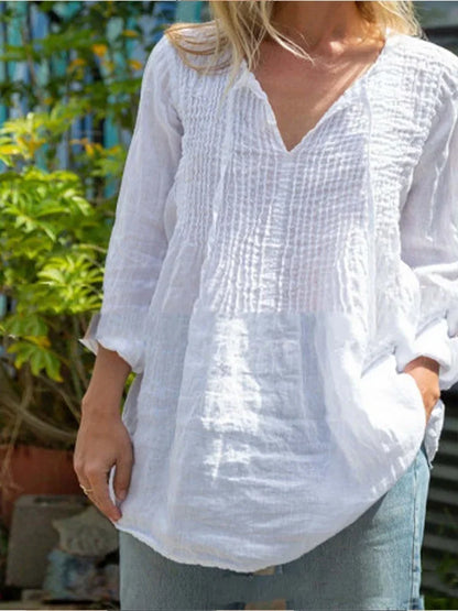 Vrouwen Blouse Losse Fit Oversized Stijl