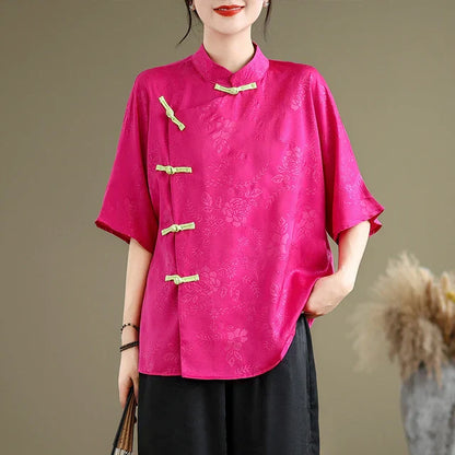 Vrouwelijke Bloemen Blouse Zomerse Stijl - StudioMarella
