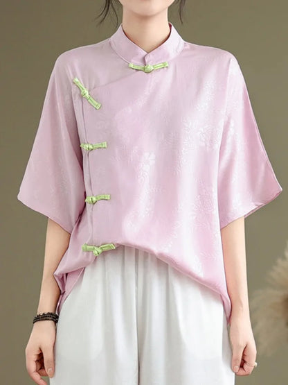Vrouwelijke Bloemen Blouse Zomerse Stijl