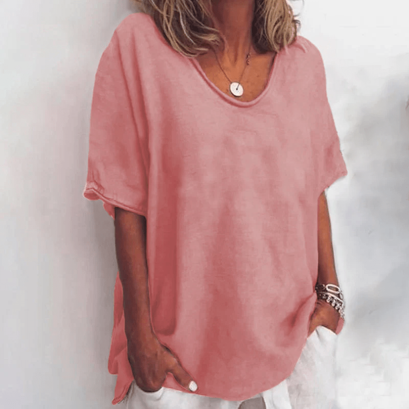 Oversized Damesblouse V-hals | Casual Mode 4