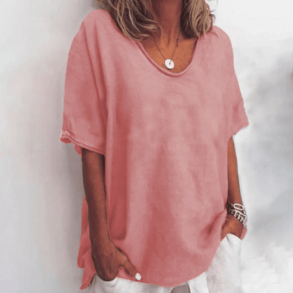 Oversized Damesblouse V-hals | Casual Mode 4