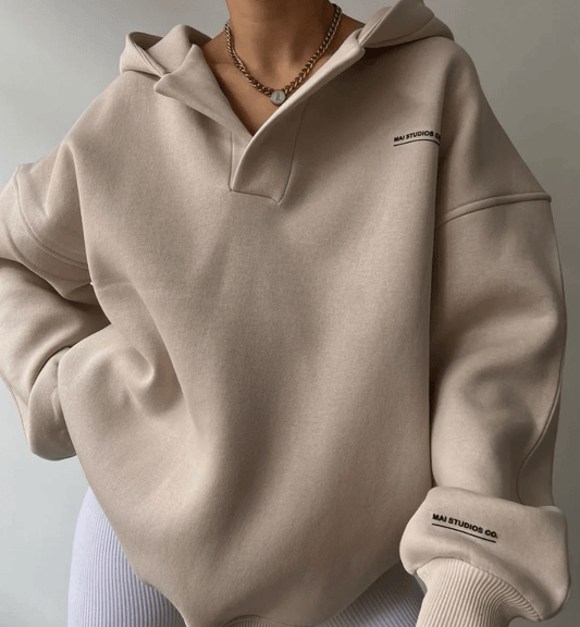 Oversized Hoodie Fosca met Inkeping - StudioMarella