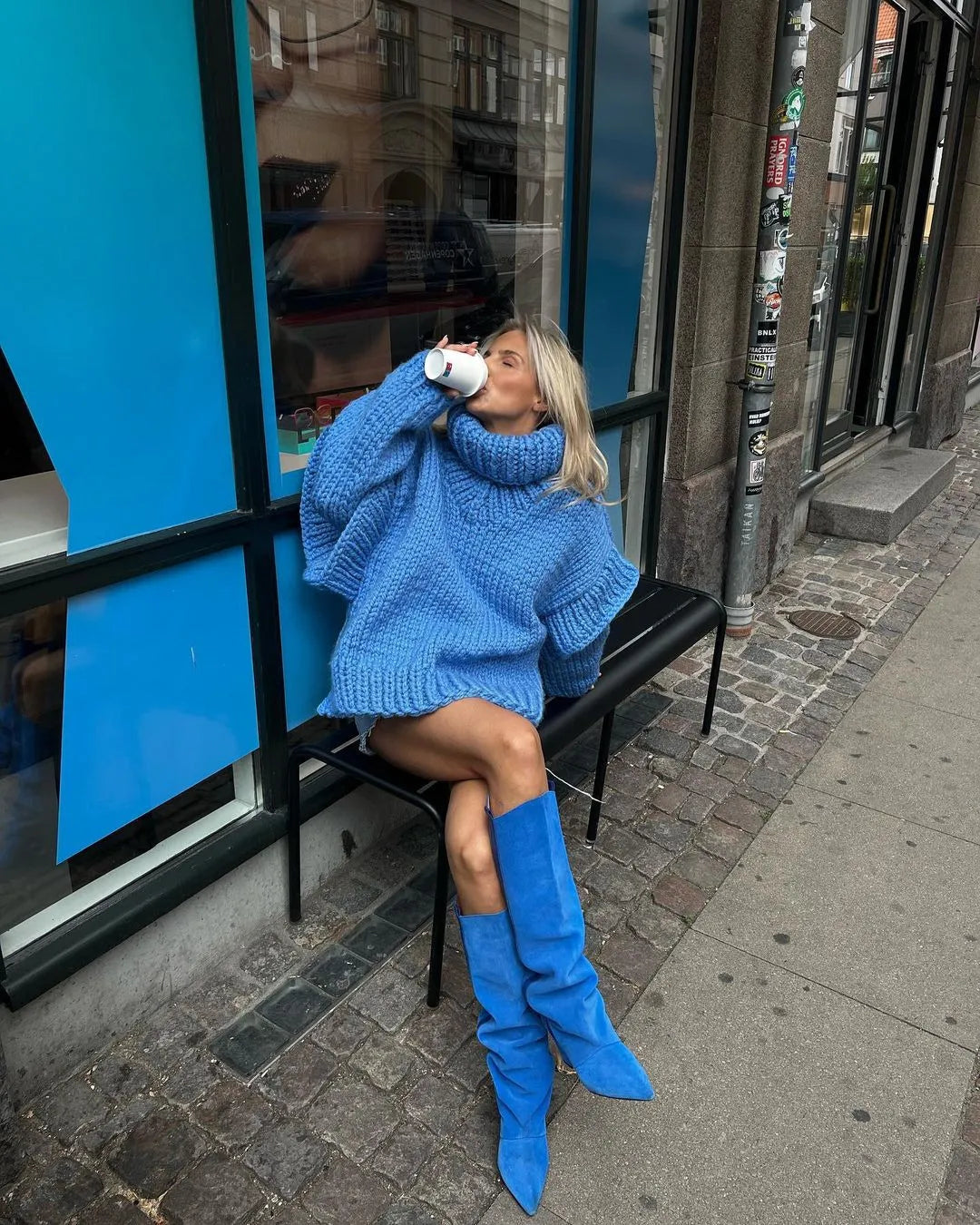 Oversized Gebreide Trui Jurk Dames | Comfortabele Mode 3