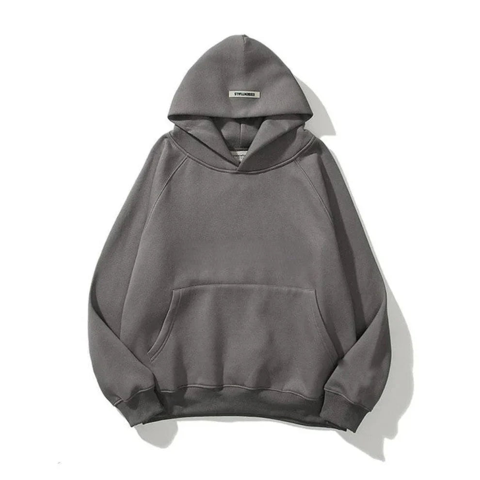 Oversized hoodie voor heren, minimalistische streetwear – heren 7