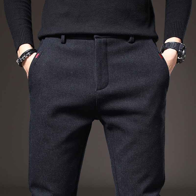 Modale Mannenbroek Zwart Stijlvol Design