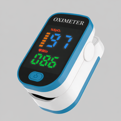 Digitale Vingersaturatiemeter met LED-Display voor Thuis en Onderweg
