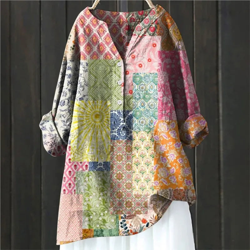 Vrouwelijke Blouse met Floreale Print Casual Stijl