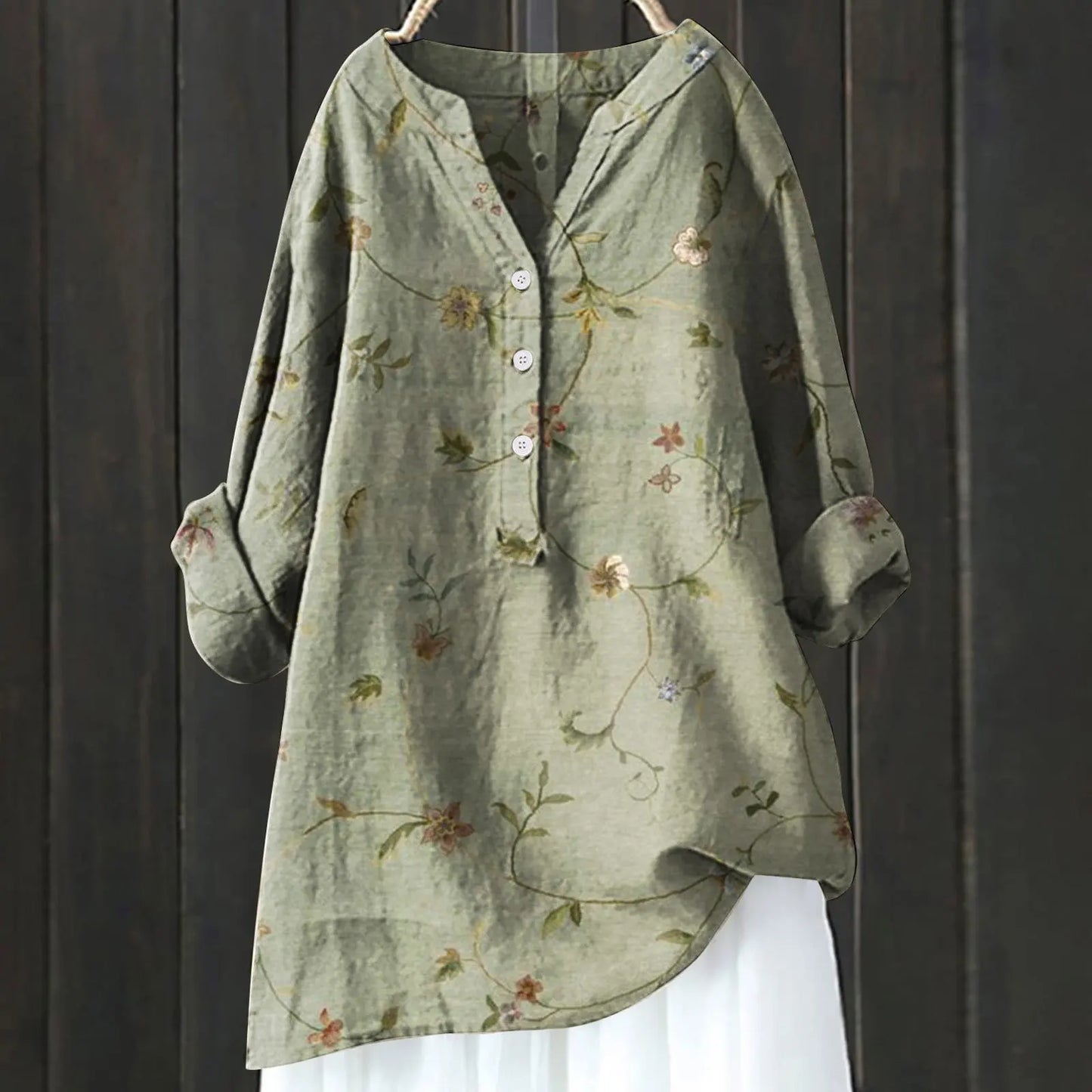 Vrouwelijke Blouse met Floreale Print Casual Stijl