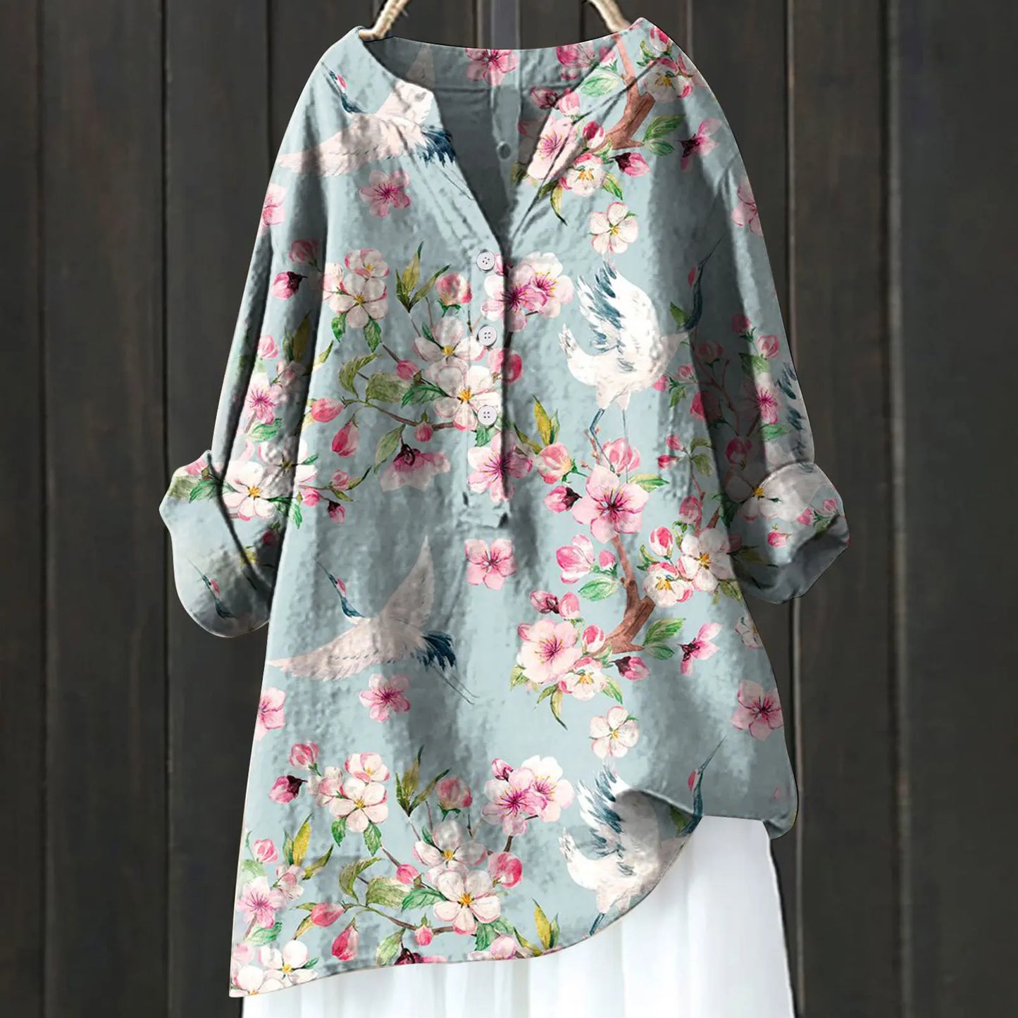 Vrouwelijke Blouse met Floreale Print Casual Stijl