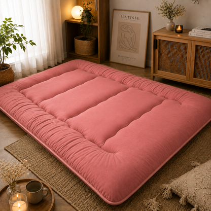 Opvouwbaar Futonmatras 10cm Dik Japanse Slaapmat Volwassenen Kinderen Tatami Yogamat Reisbed Gastenkamer