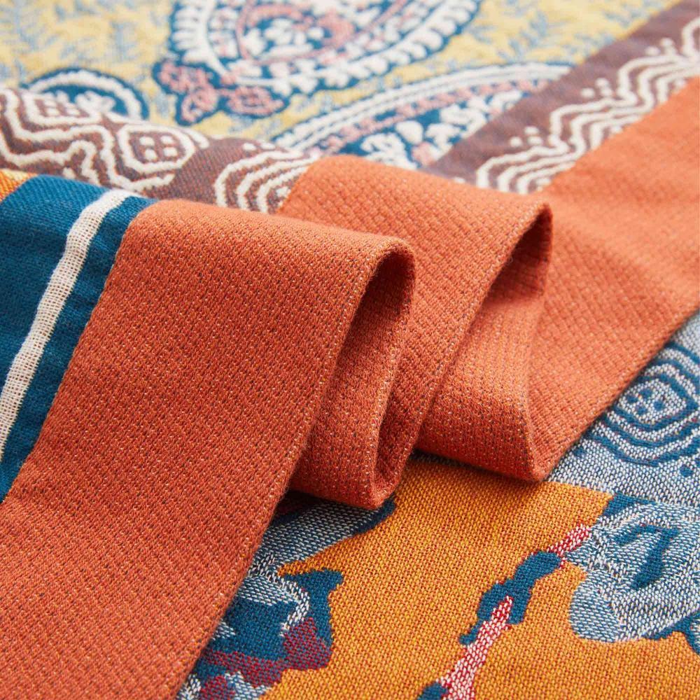 Katoenen Plaid Sunburst – Zacht & Luchtig Vierseizoenen Deken 150x200