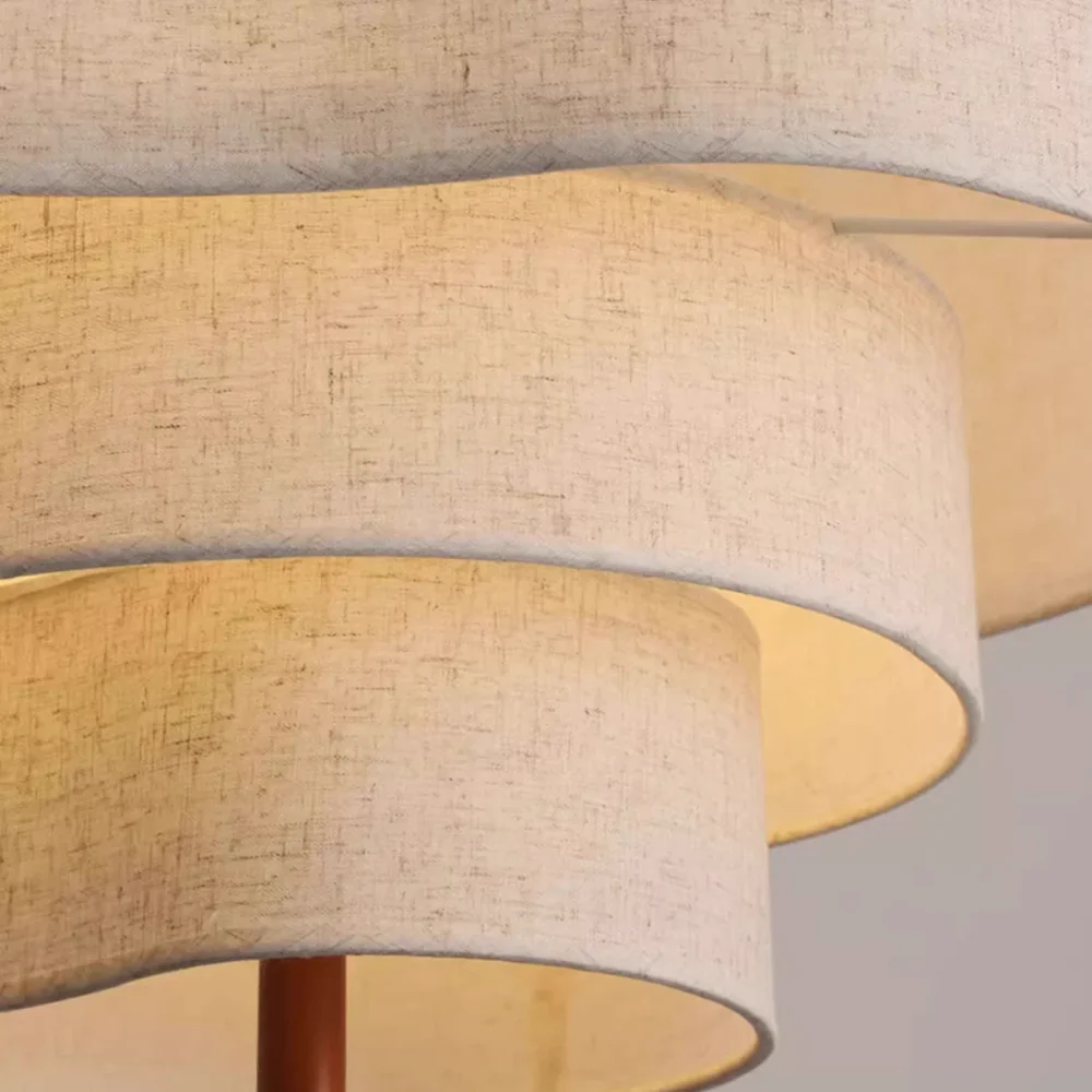Stoffen Hanglamp voor Woonkamer & Eettafel | Design Plafondlamp in Japandi Stijl